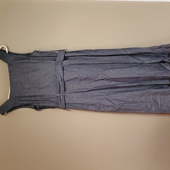 Liz Claiborne navy aline dress - Picture 7 of 7